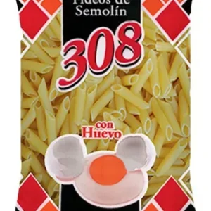 Fideos 308 Mostachole al Huevo x 500g