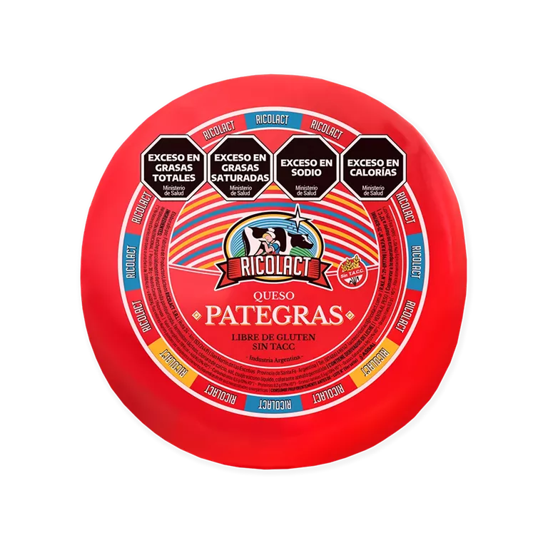Queso Pategras RICOLACT sin tacc