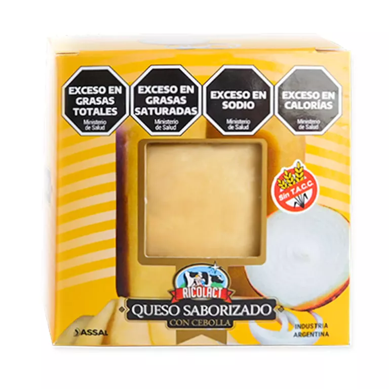 Queso Cilindro Cebolla RICOLACT sin tacc