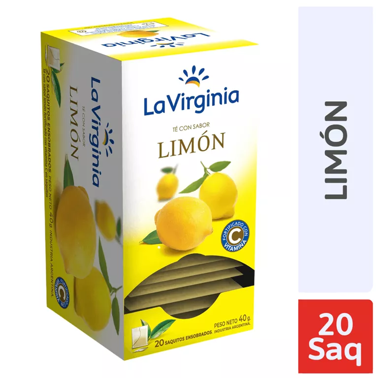 Te Limon LA VIRGINIA x 20 saq