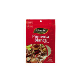 Pimienta Blanca Molida ALICANTE x 25g
