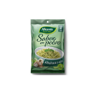 Saborizante albahaca y ajo 12 sobres x 5g