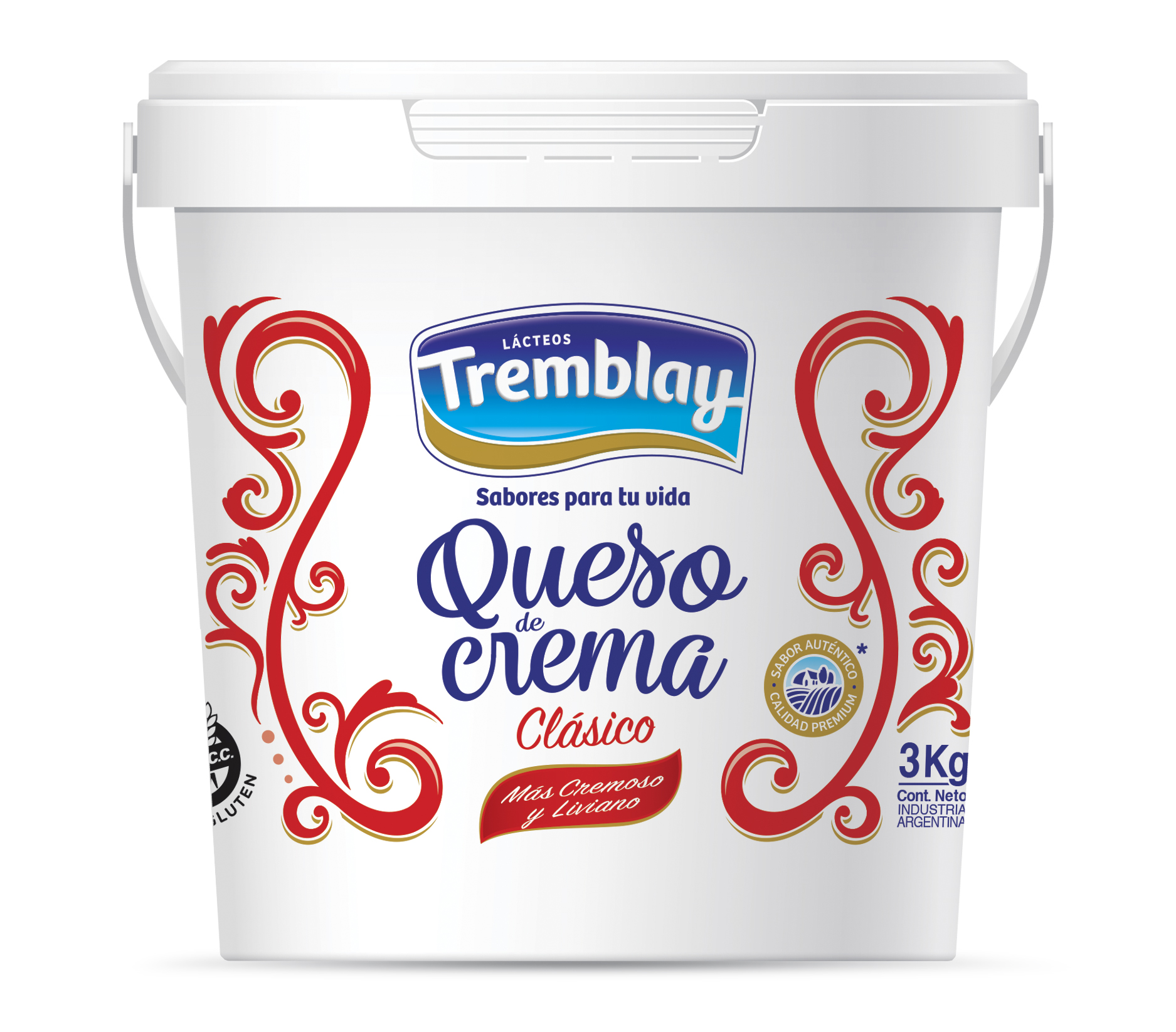 Yogur TREMBLAY entero frutilla x 900cc