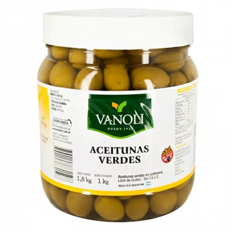 Aceitunas Rodaja VANOLI x 1.8kg