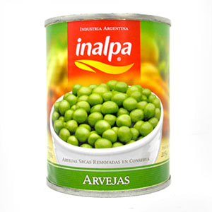 Arvejas INALPA x 300g