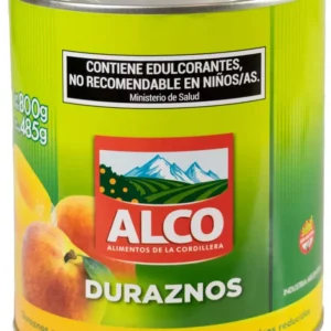 Duraznos en mitad ALCO Light x 800g